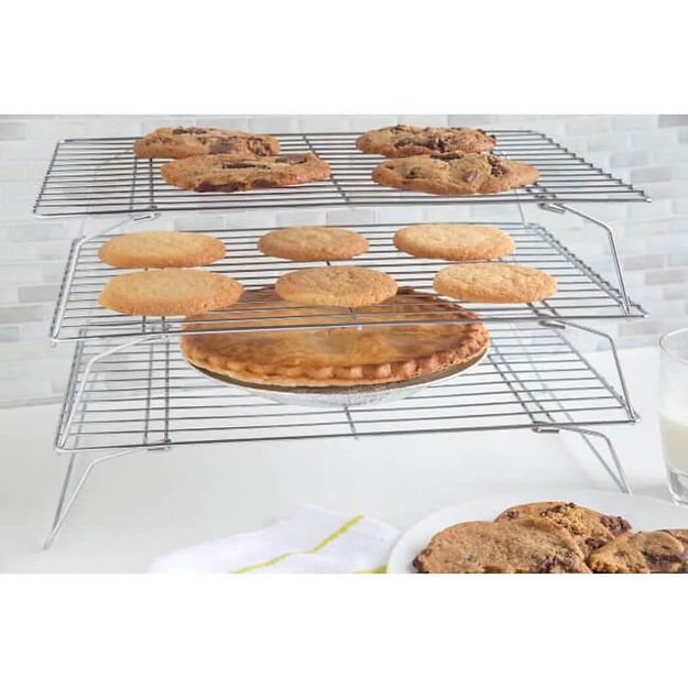 Fox Run Brands Stackable Cooling Rack Set, 3-Piece