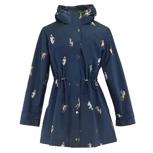 Galleria Cats & Dogs Raincoat, Navy Blue