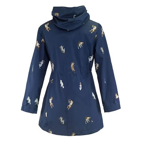 Galleria Cats & Dogs Raincoat, Navy Blue
