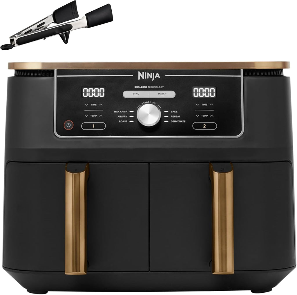 Ninja Foodi MAX Dual Zone AF400UK 9.5L Air Fryer - Black - HALF PRICE