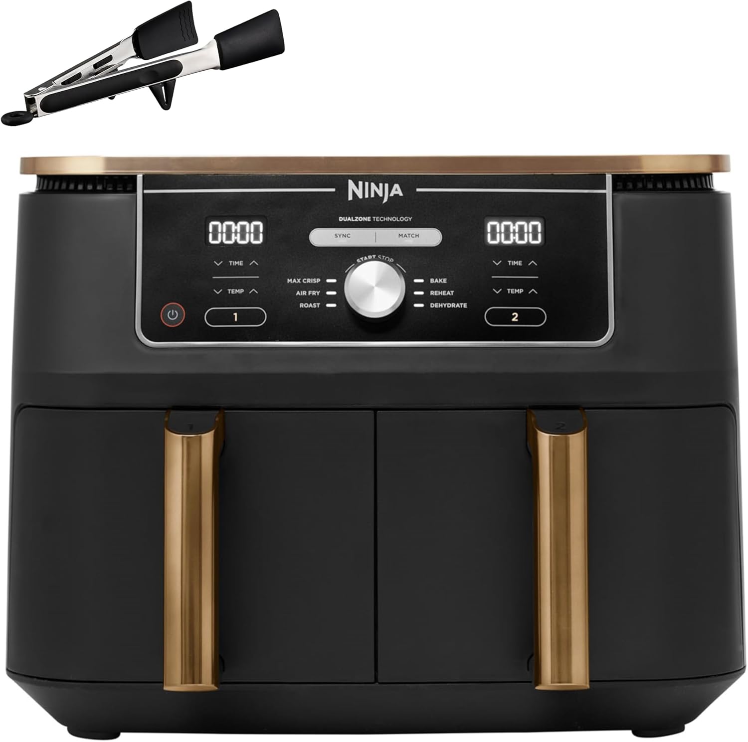 Ninja Foodi MAX Dual Zone AF400UK 9.5L Air Fryer - Black - HALF PRICE
